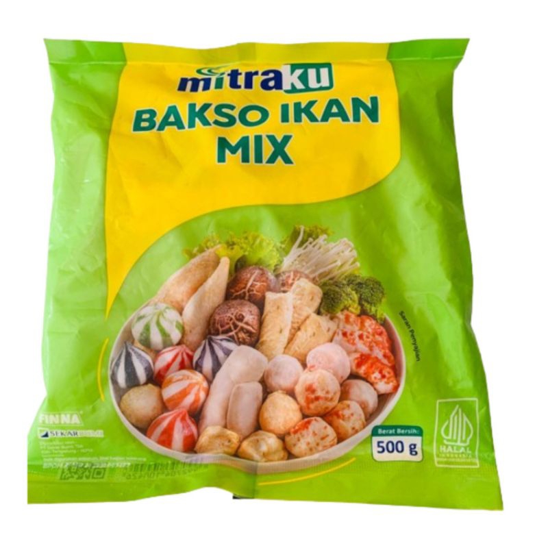 Jual Mitraku Bakso Ikan Mix 500gr Shopee Indonesia