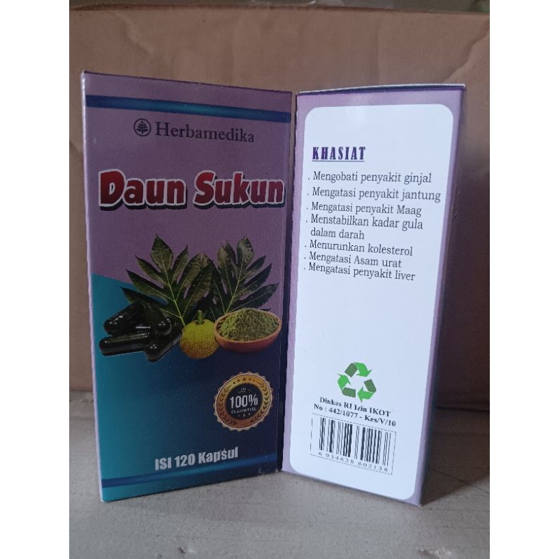 Jual Kapsul Daun Sukun Herbamedika Isi Kapsul Shopee Indonesia