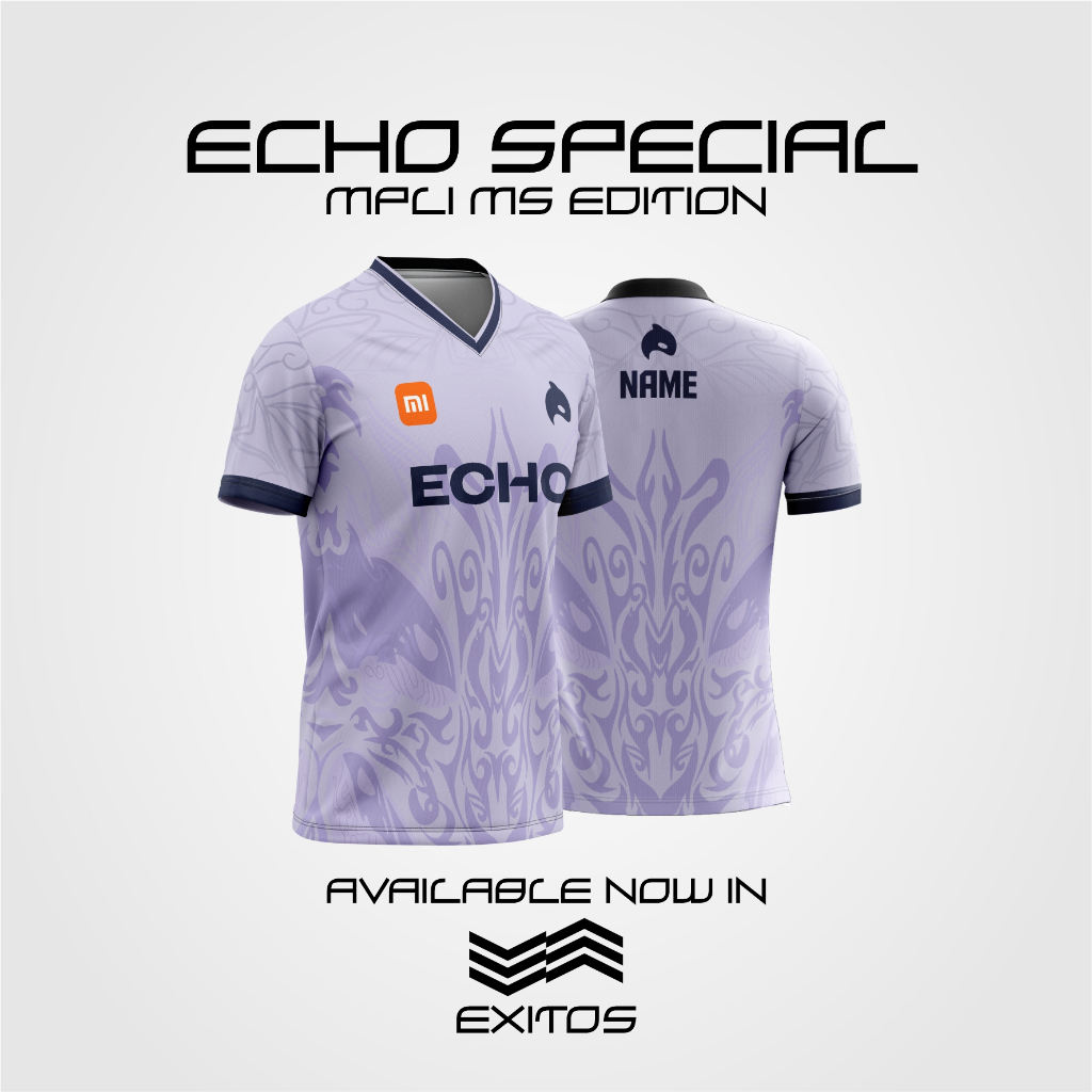 Jual Jersey Echo Esport PH Free Custom Nickname Terbaru 202324 MPLI