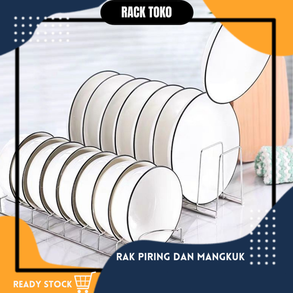 Jual Rak Piring Dan Mangkuk Anti Karat Anti Korosi Rak Pengering Piring Dan Mangkuk Bahan 1404