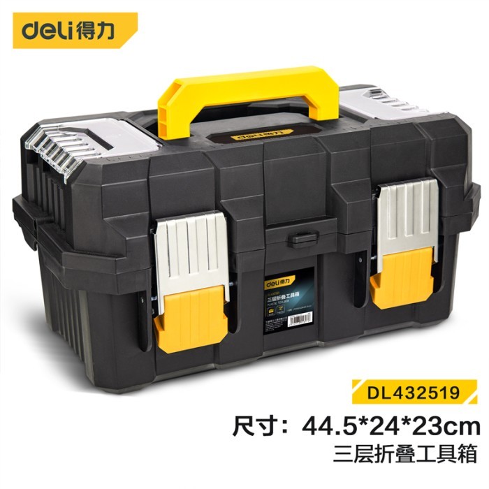 Jual Deli Tool Box / Kotak Box Perkakas Besar Kokoh Multifungsi ...