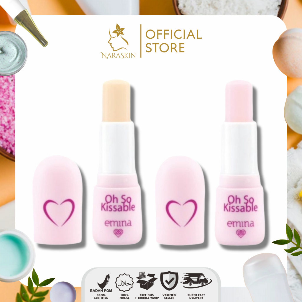 Jual Emina Oh So Kissable tinted Lip Balm Stick Lip Balm Shopee