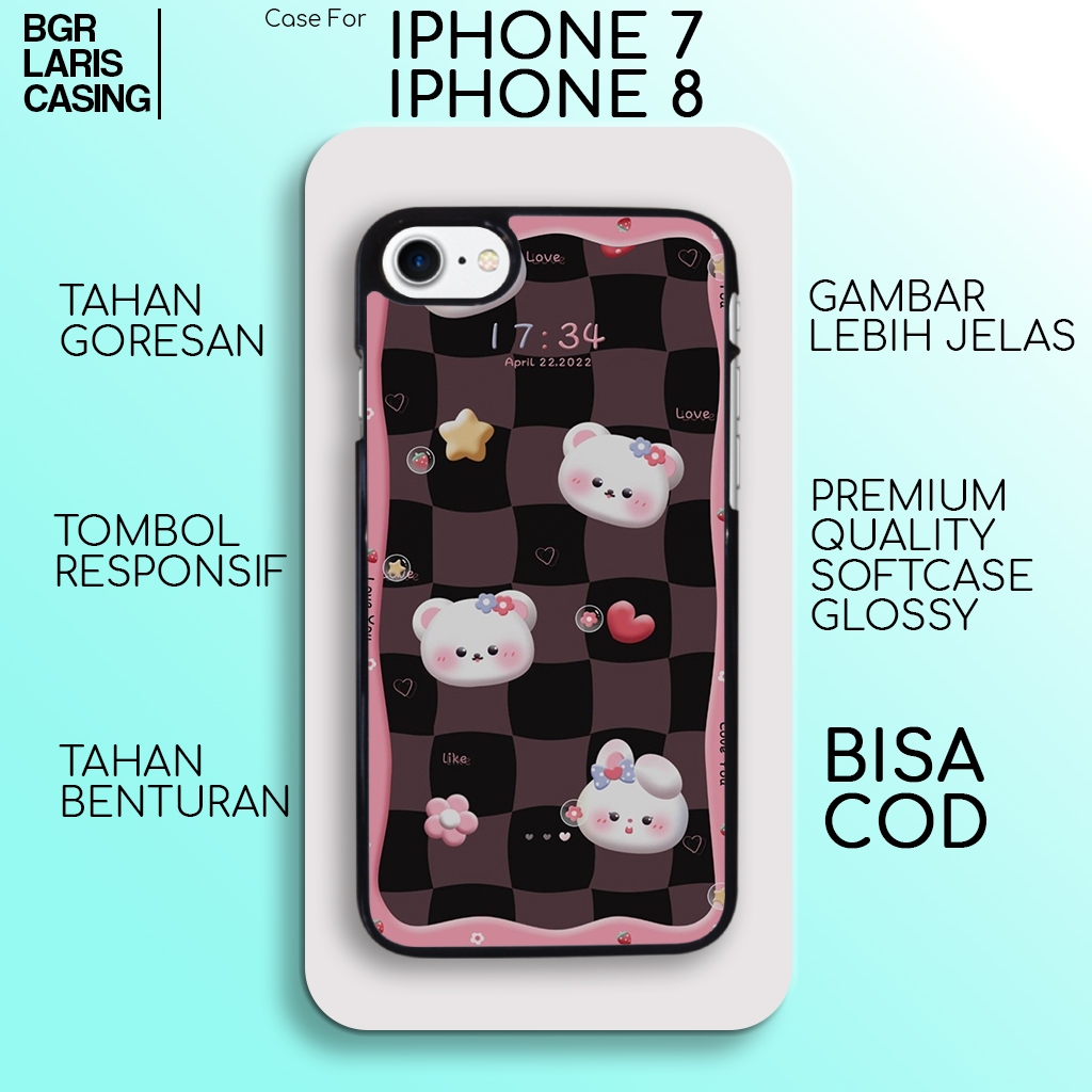 Jual case iphone iphone motif terbaru aesthetic cute 08
