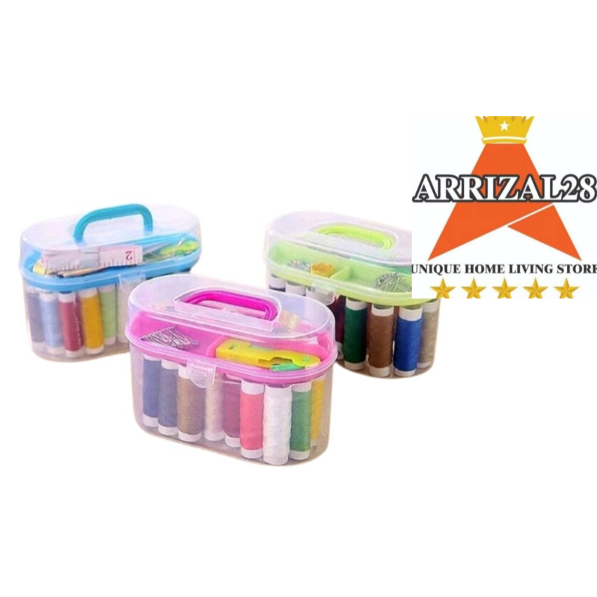 Jual SET ALAT PERLENGKAPAN JAHIT SEWING KIT BOX SET Shopee Indonesia