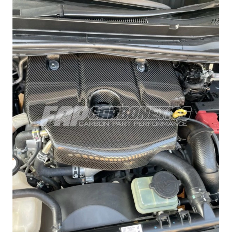 Jual Cover engine fortuner vrz/innova reborn/hilux carbon kevlar ...