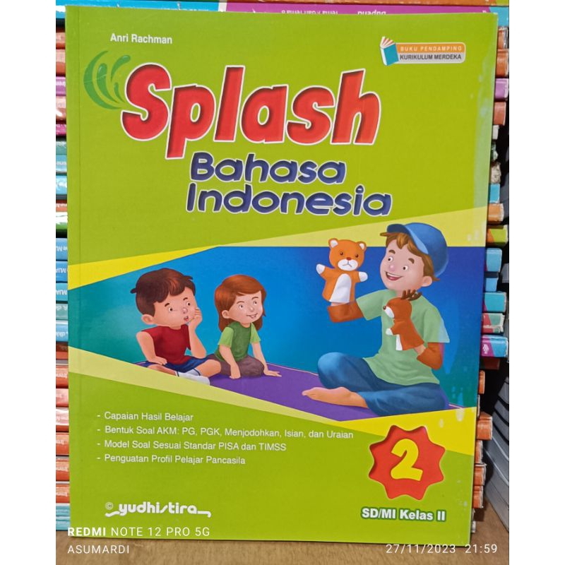 Jual Splash Bahasa Indonesia 2 Untuk Kelas 2 SD/MI Kurikulum Merdeka ...