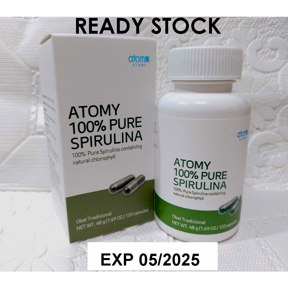 Jual ATOMY Pure Spirulina 100 120 capsules atomy spirulina ori