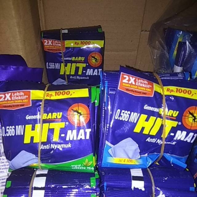 Jual Hit mat obat nyamuk isi ulang 12 sachet /1 Renteng | Shopee Indonesia