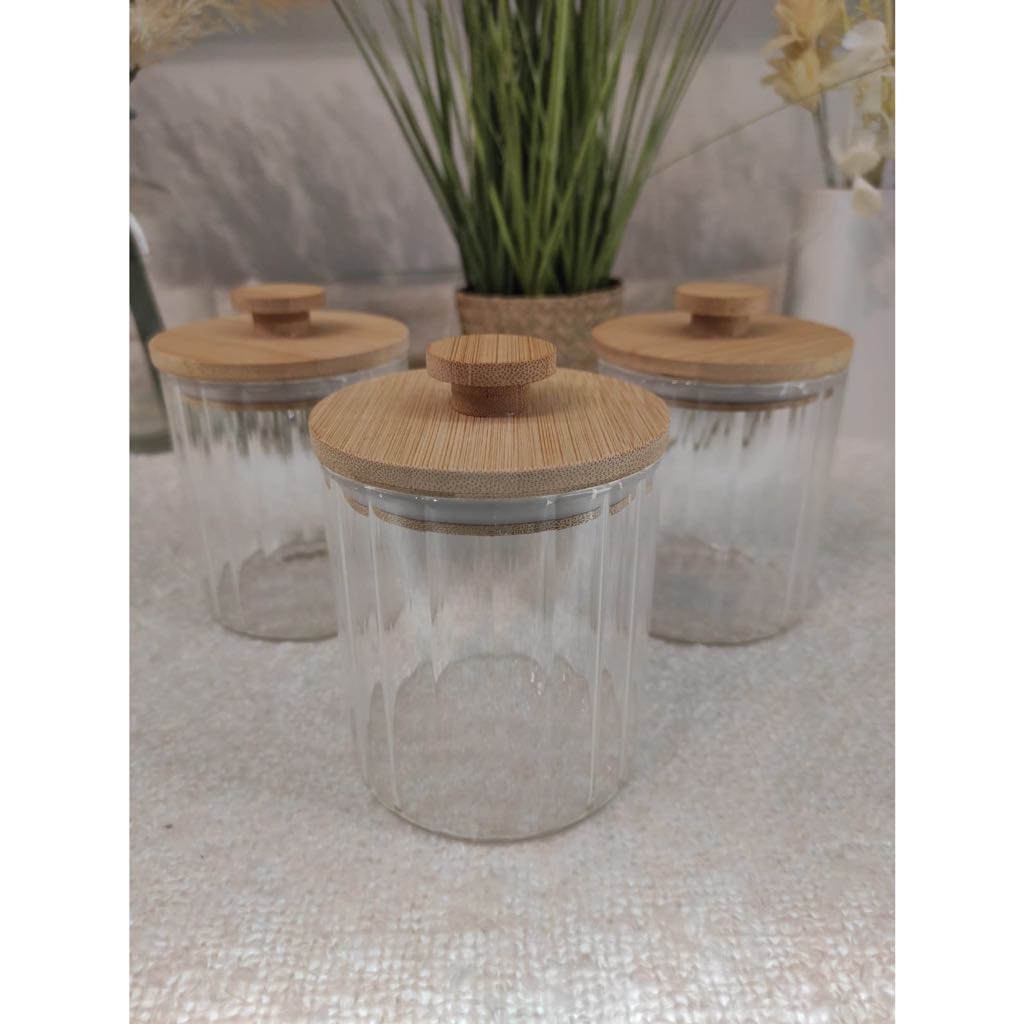 Jual Seri Kayu Coco Set Toples Kaca Toples Kayu Lebaran Informa