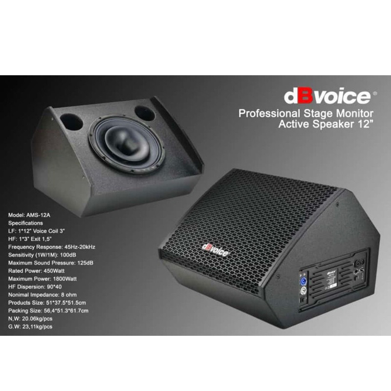 Jual Speaker Aktif dBVoice AMS 12 A Original 12 inch Monitor dB Voice ...