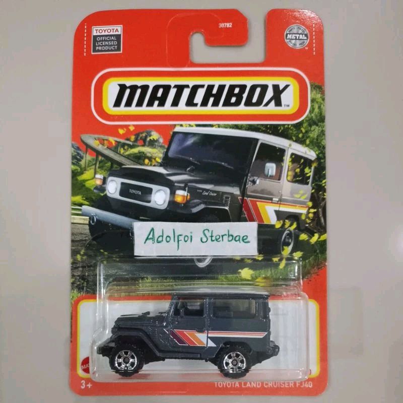 Matchbox Retro Series outlet 1968 Toyota Land Cruiser FJ40 National Parks Forest Ranger