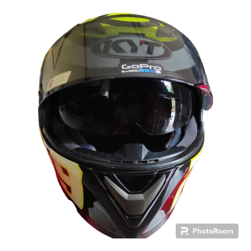 Jual Helm KYT Vendetta 2 Andrea Ianone Double Visor Full Face (Second