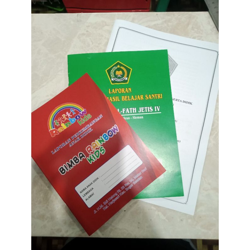 Jual Buku raport custom design sesuai lembaga masing masing Minim order ...