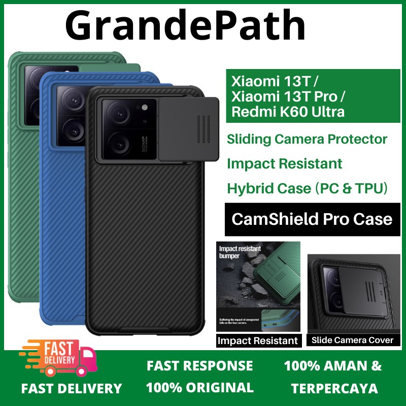 Kuafcase Custodia A Libro In Pelle Con Portafoglio Per Xiaomi 13T/13T Pro, RFID, Supporto, Magnetica, Verde - 2