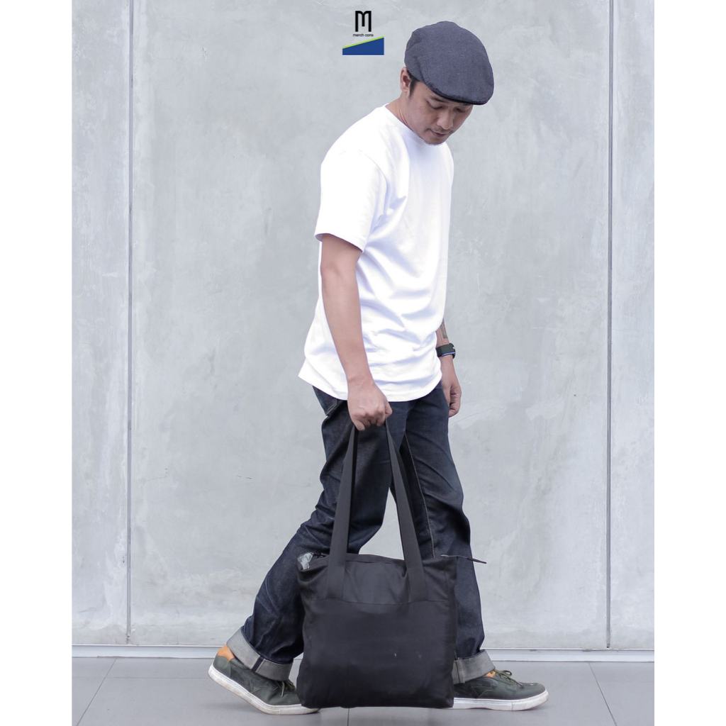Jual Tshirt White Merchcons - Basic 24s | Shopee Indonesia