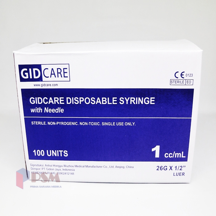 Jual Syring Spet 1cc Gid Care | Shopee Indonesia