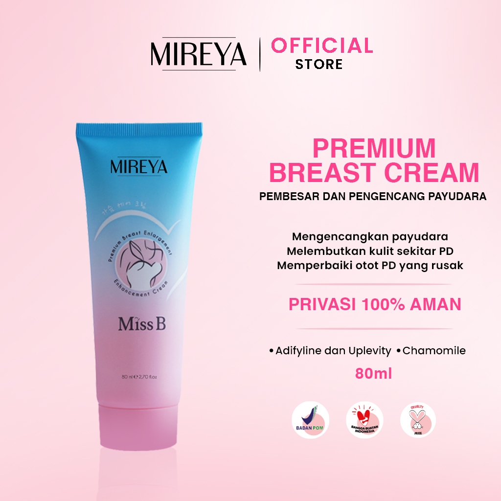 Jual [bpom] Mireya Miss B Premium Breast Cream Pembesar Payudara And Pengencang Payudara Bust