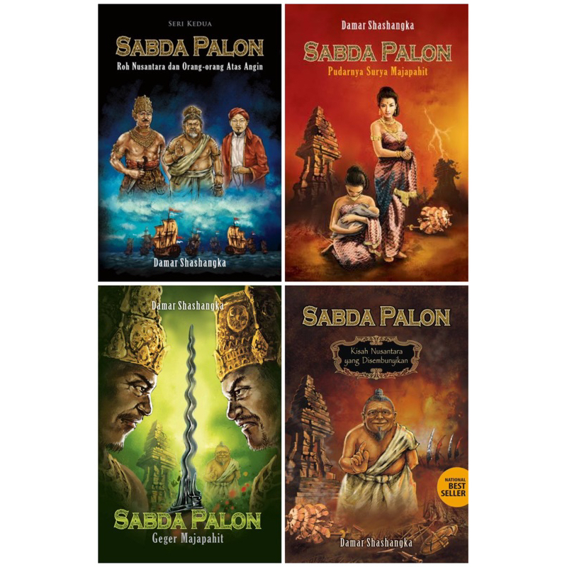 Jual NOVEL SEJARAH ,SERI SABDA PALON (set 1-4 ) ORIGINAL -Damar ...