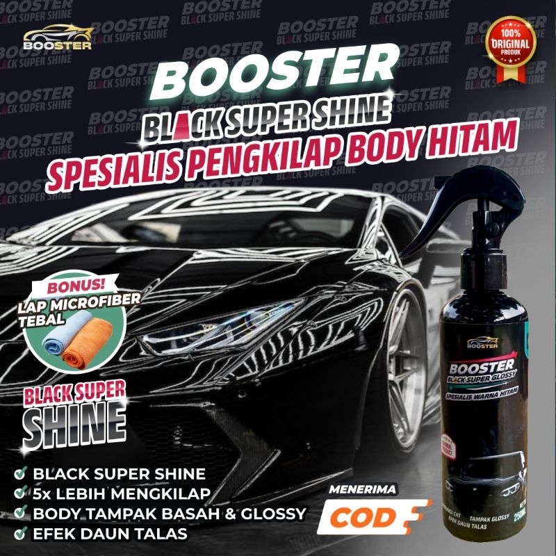 Jual Pengkilap Body Hitam Motor Mobil Hitam Booster Black Super Glossy Shopee Indonesia 3571