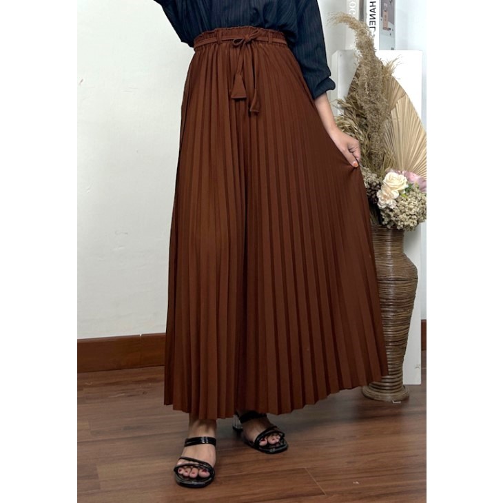 Jual Rok Plisket Premium Tebal 100 Original Rok Rempel Dewasa Cod Shopee Indonesia 2365