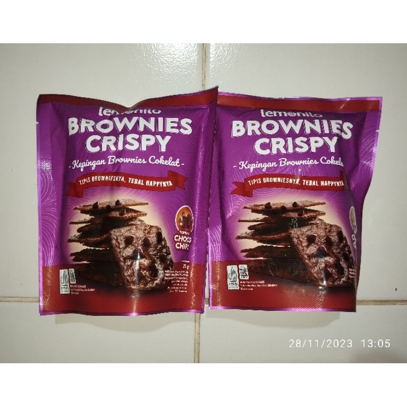 Jual Lemonilo Brownies crispy chocochips | Shopee Indonesia
