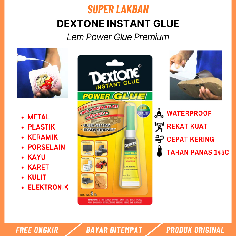 Jual Lem Super Glue Dextone Instant Glue Cyanoacrylate Made in