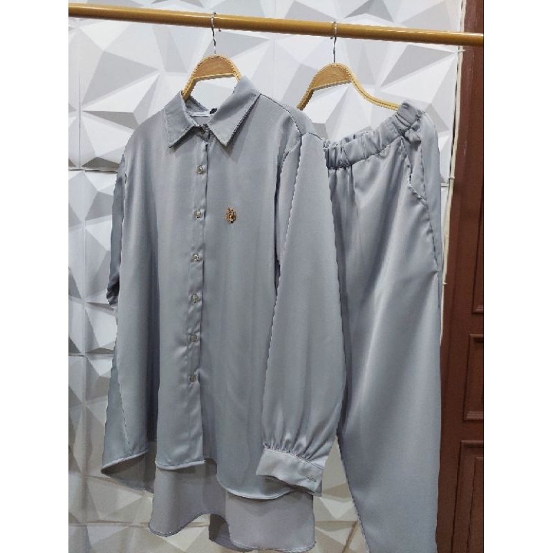 Jual Kayana Set | Oneset Polos Bamboo Silk By Dolla | Shopee