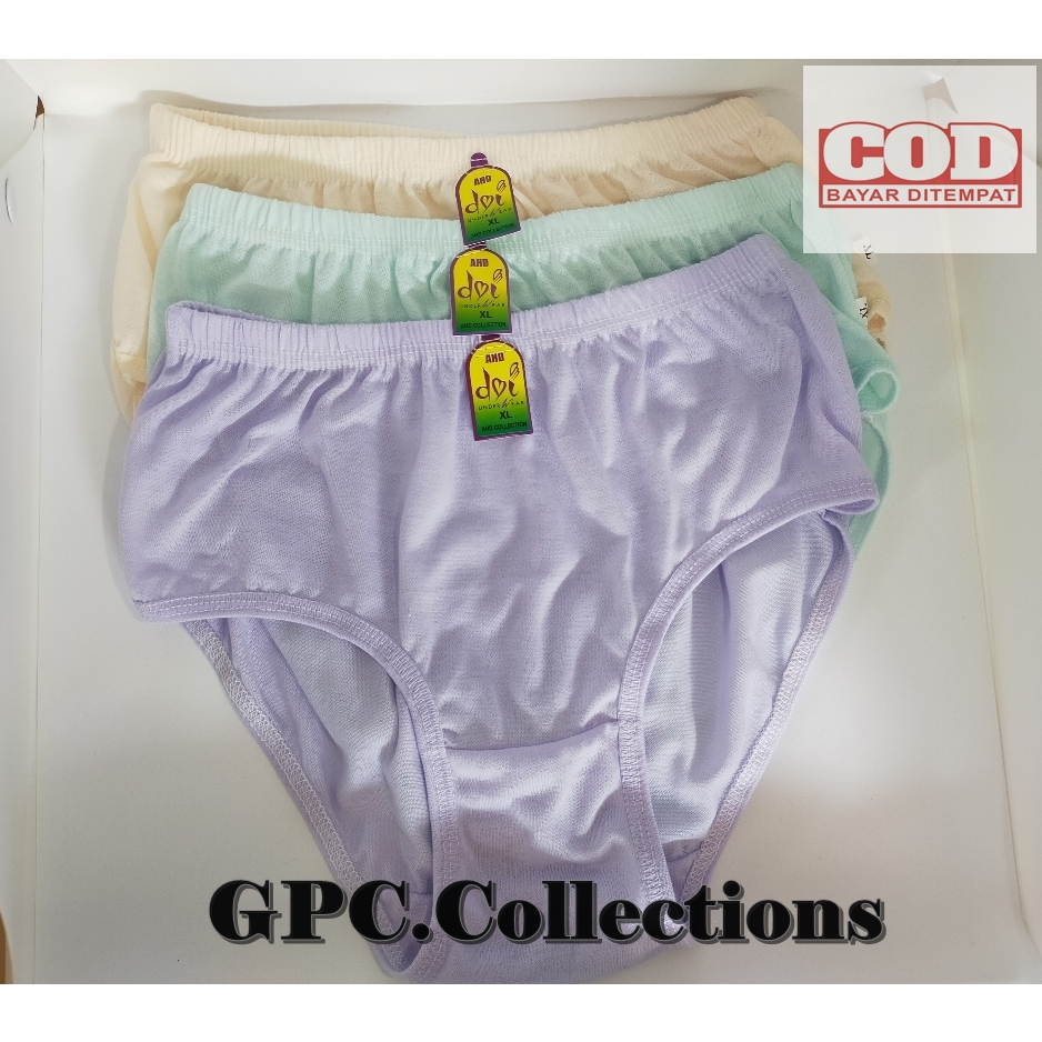 Jual 6 Pcs Celana Dalam Wanita Dewasa Polos / CD Wanita Dewasa ...