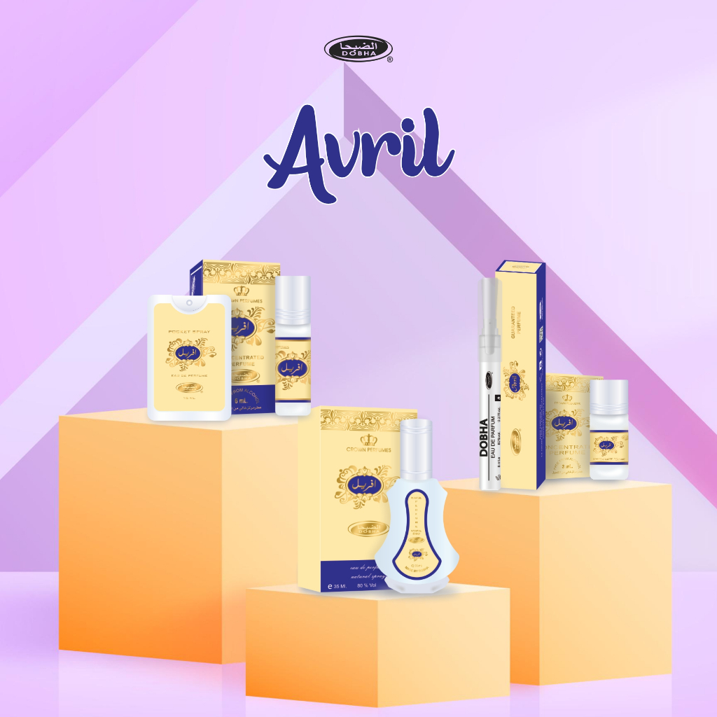 Jual Dobha Parfum AVRIL - Parfum BPOM Halal Pria dan Wanita aroma Segar