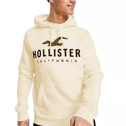 Jual Jaket Sweater Hoodie HOLLISTER California Putih Original Logo