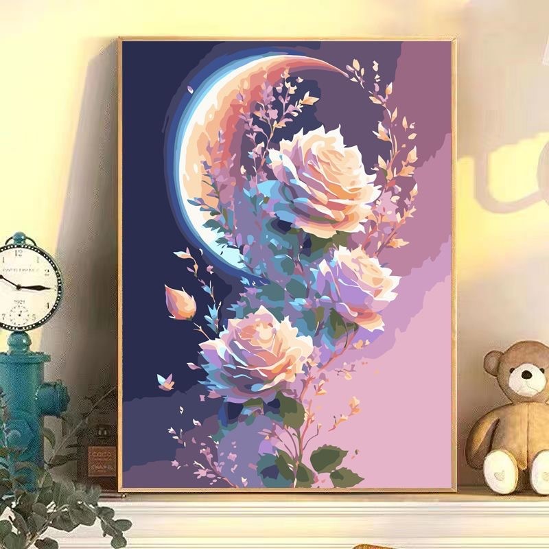 Jual 【40x50cm】 Paint By Number Kit Digital Oil Painting DIY Painting ...