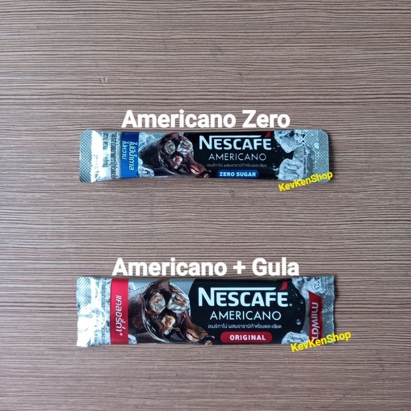 Jual NESCAFE Kopi Hitam Americano Black Coffee Thailand Harga per