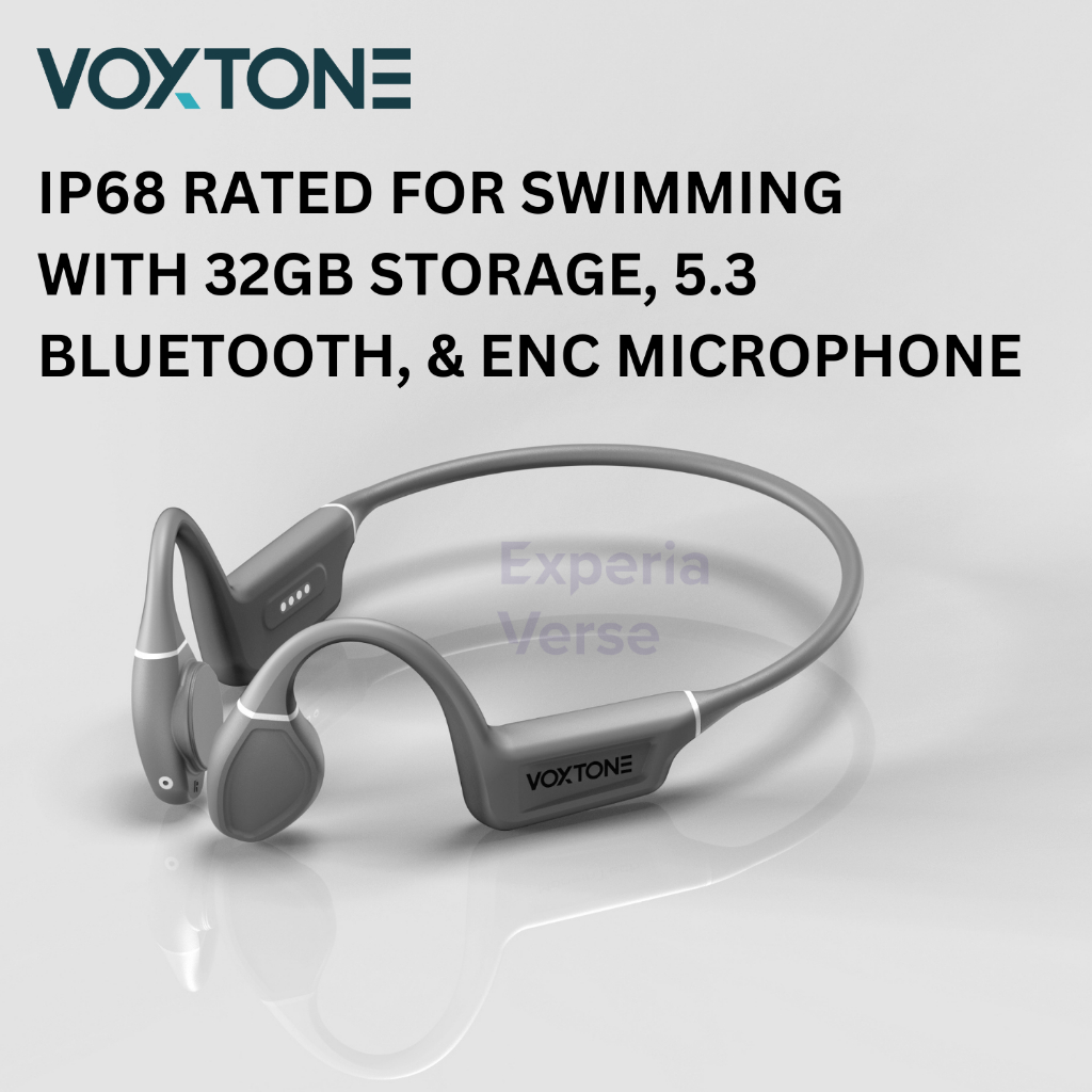 Jual Voxtone SwimPro Bone Conduction Headphone IP68 Swimming 32GB ...
