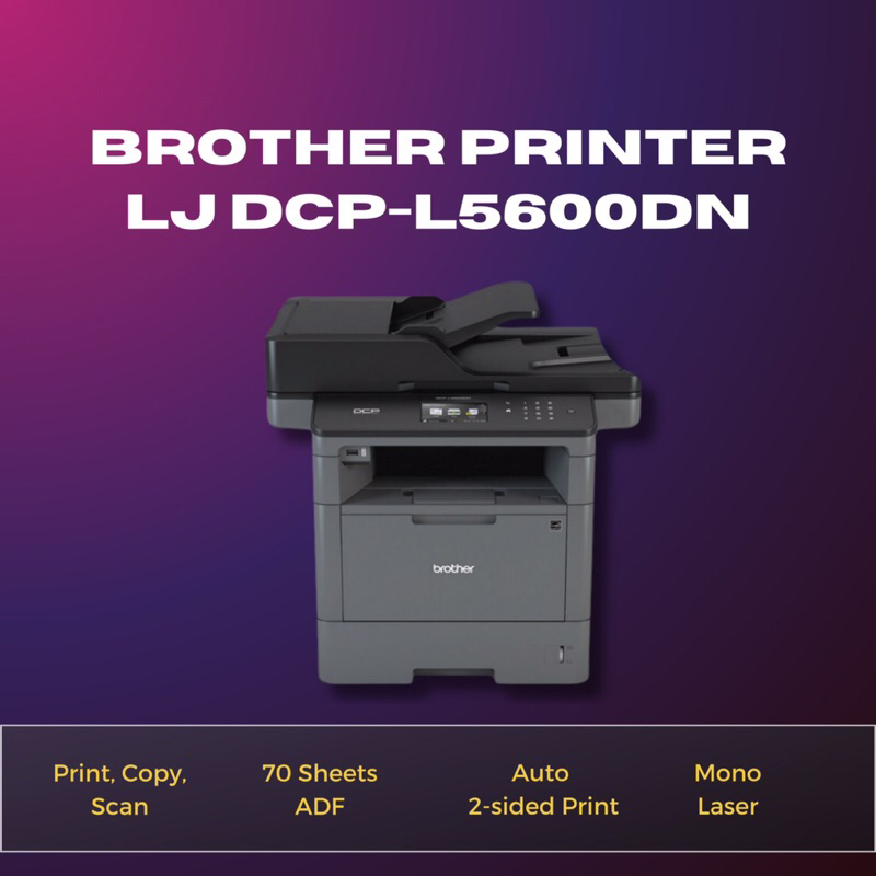 Jual Printer Brother DCPL5600DN Laser Mono Multifungsi Duplex Wireles
