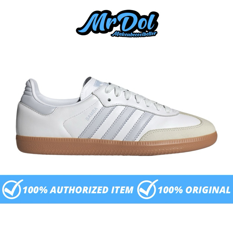Jual Adidas Samba OG Cloud White / Halo Blue / Off White (IE0877 ...
