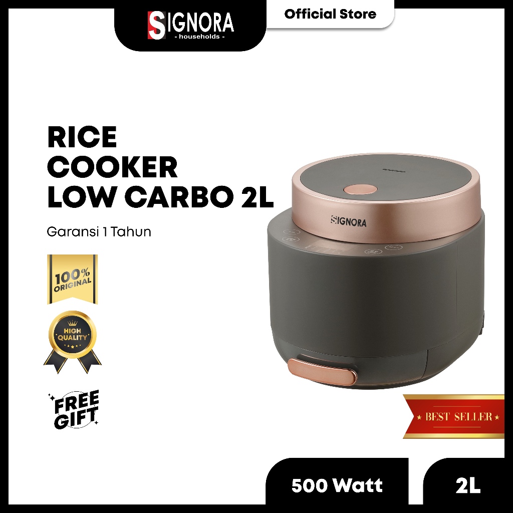 Jual Rice Cooker Low Carbo 2 + Hadiah Kategori 5 | Shopee Indonesia
