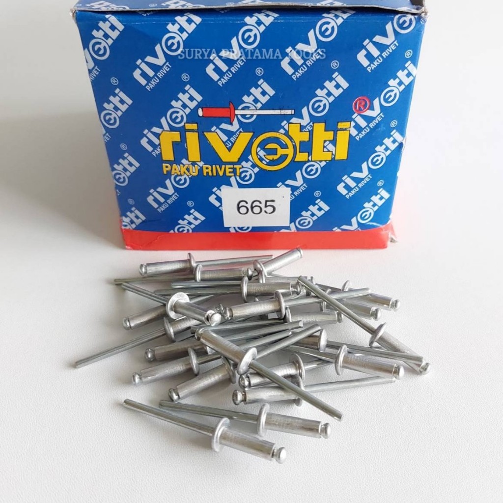 Jual Paku Rivet 665 Rivetti Isi 500 Pcs Ukuran 4,8mm x 16mm | Shopee ...