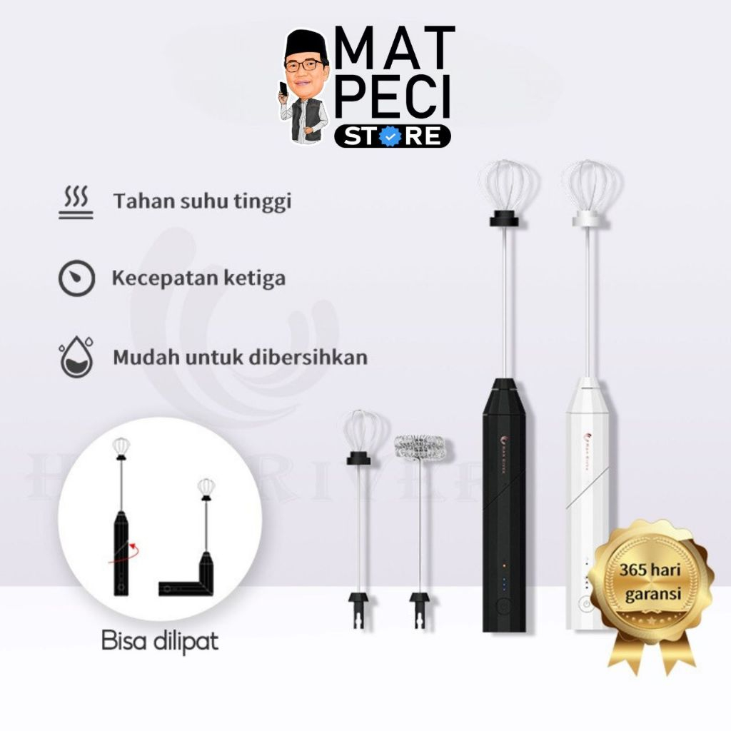 Jual HAN RIVER MIXER TANGAN HRDDQ07 HITAM Shopee Indonesia