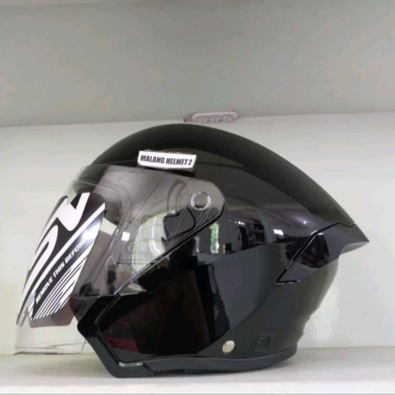 Jual Helm Half Face Rsv New Windtail Carbon Glossy Shopee Indonesia