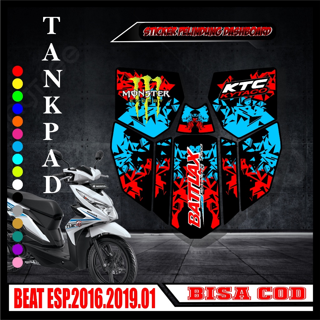 Jual Decal Tankpad Honda Beat Esp Pelindung Dashboard Tankpad