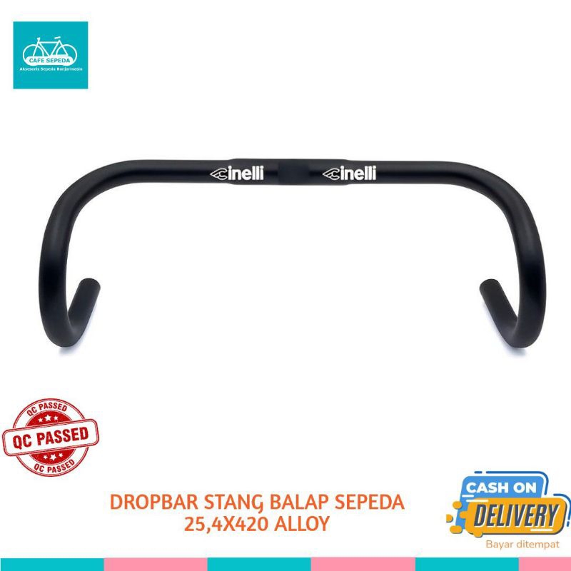 Drop bar sepeda hot sale