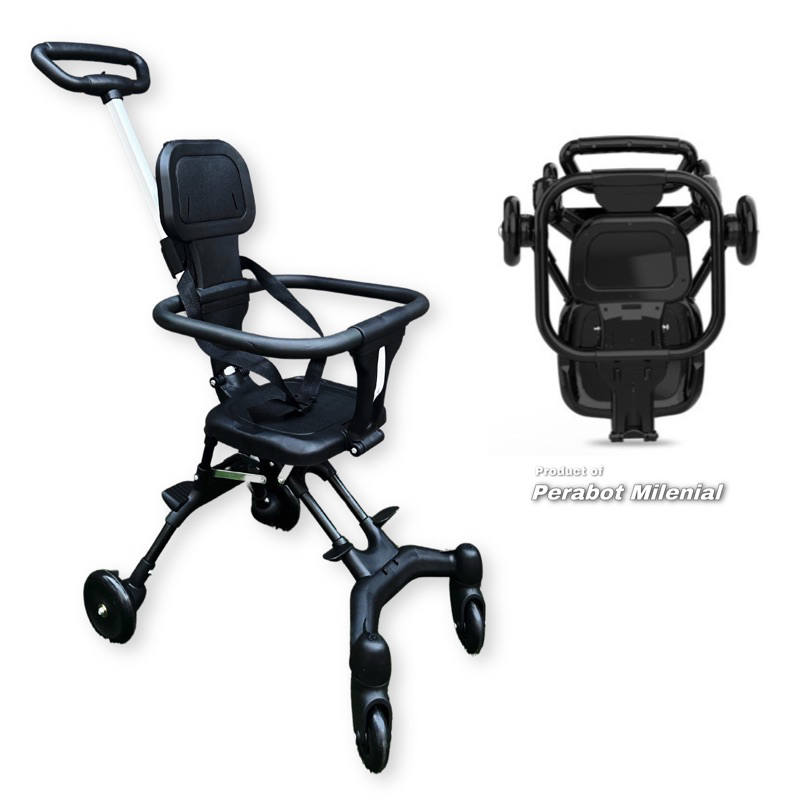 Jual Stroller Lipat Travel Kereta Dorong Anak Bayi Balita Roda 4 Cabin