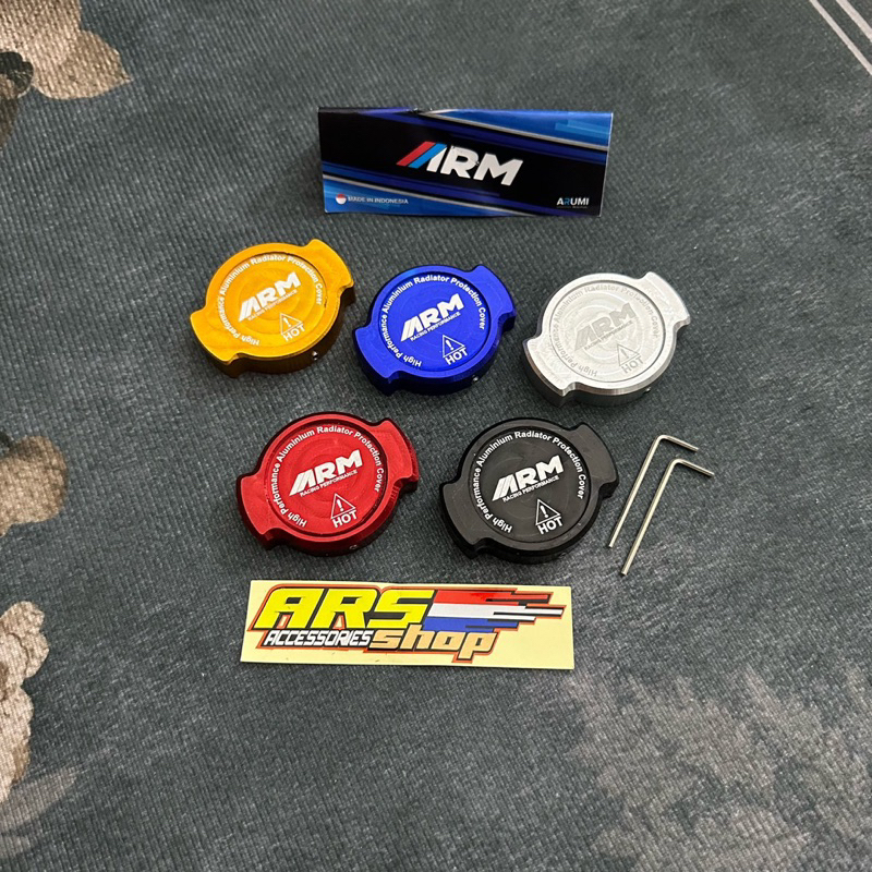 Jual ORIGINAL RADIATOR CAP TUTUP RADIATOR ARM FULL CNC NMAX AEROX PCX ...