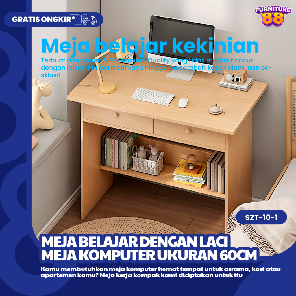 Jual Furniture88 Meja Belajar Meja Komputer Meja Kerja Meja Kantor ...