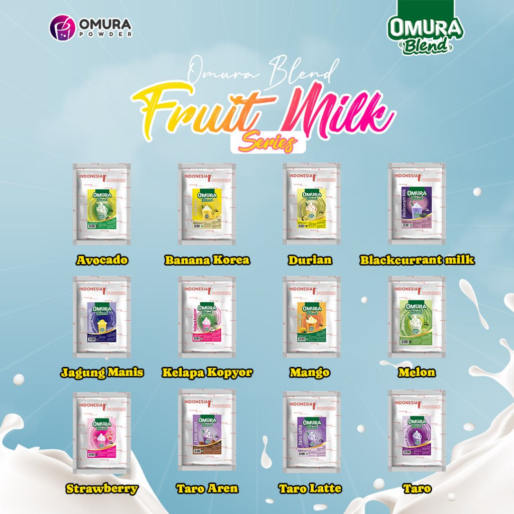Jual [MILKY SERIES] Bubuk Minuman Aneka Rasa Buah Susu Manis / Fruity ...