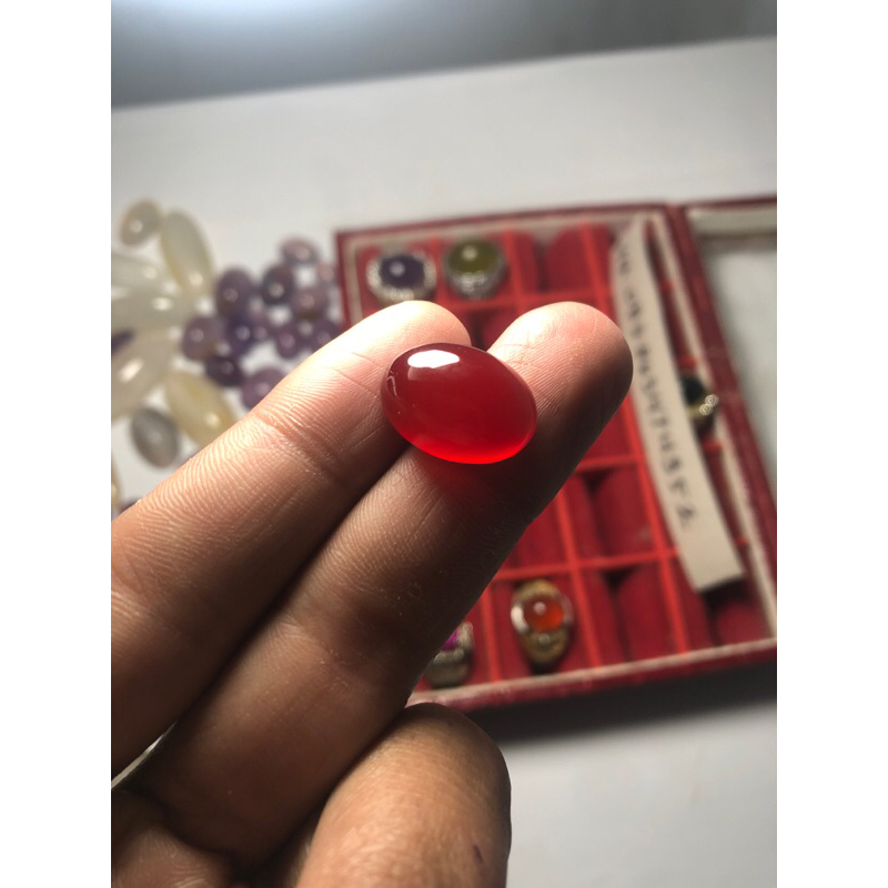 Jual natural batu akik red baron | Shopee Indonesia