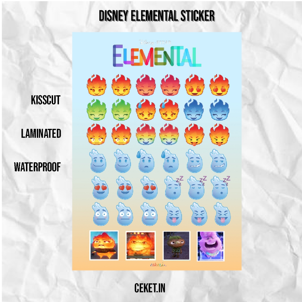 Jual Elemental Sticker Pack | Shopee Indonesia