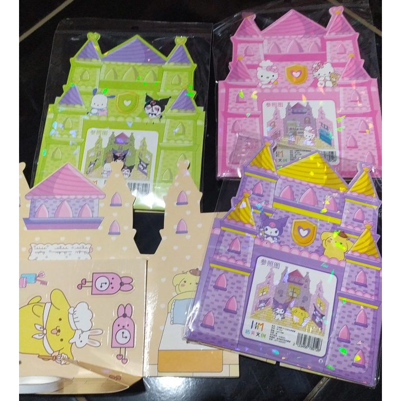 Jual Sanrio Paper Doll Castle Kuromi Melody Mainan Sanrio Istana