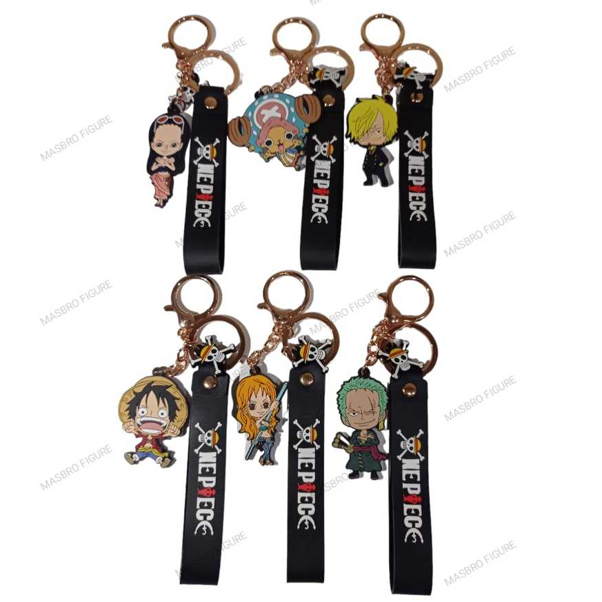 Great Eastern Entertainment One Piece Luffy, Zoro & Sanji Metal Keychain