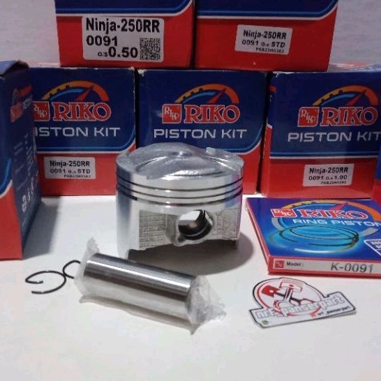 Jual PISTON KIT SEHER SET RING KAWASAKI NINJA 250 KARBU//FI INJEKSI ...